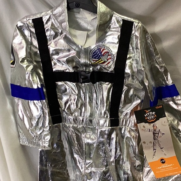 Hyde and Eek - Toddler Astronaut Halloween Costume Jumpsuit - size 2-3T - new - Picture 3 of 8